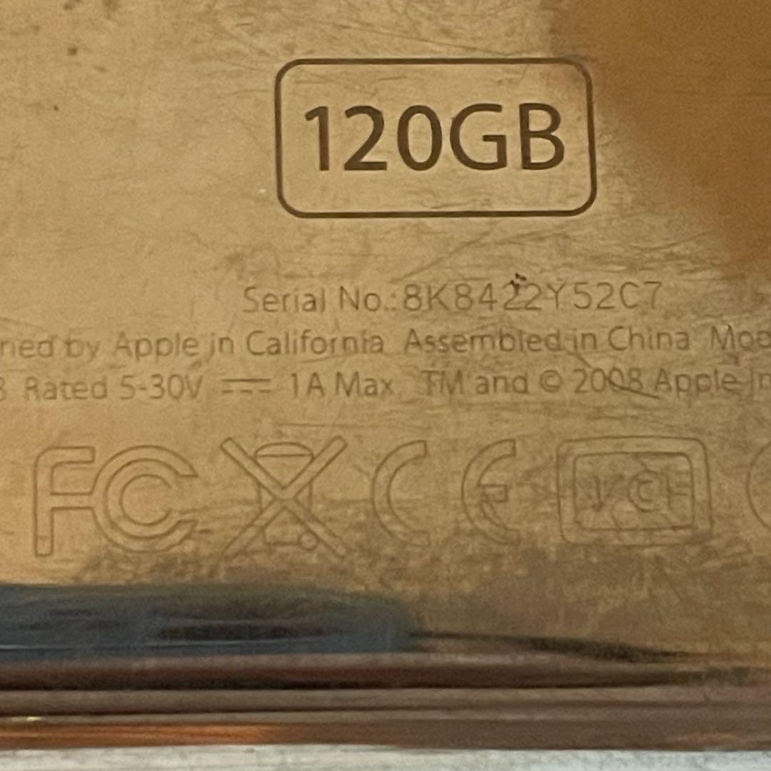 【稼働品】 Apple iPod Classic 120GB アイポッド