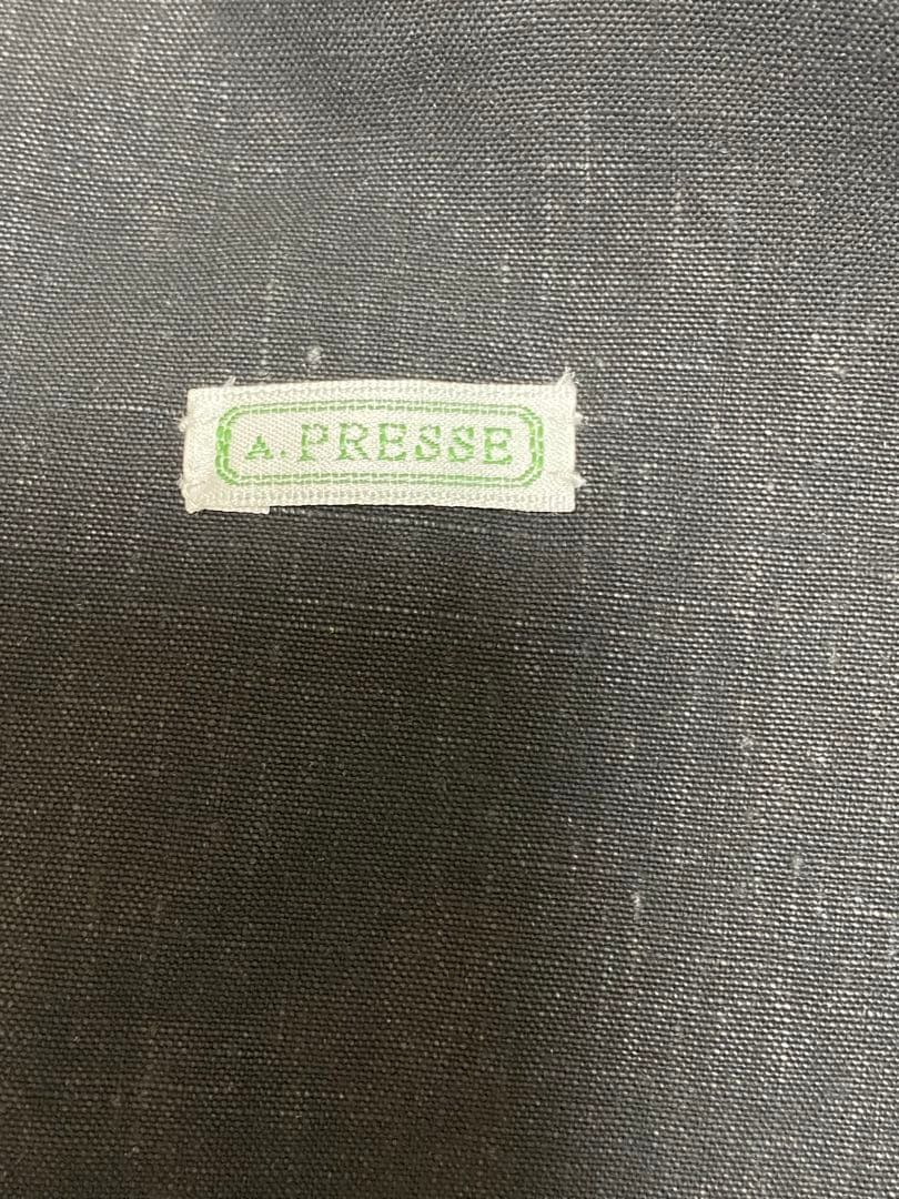 A.PRESSE Vintage Black Linen 美品❗️