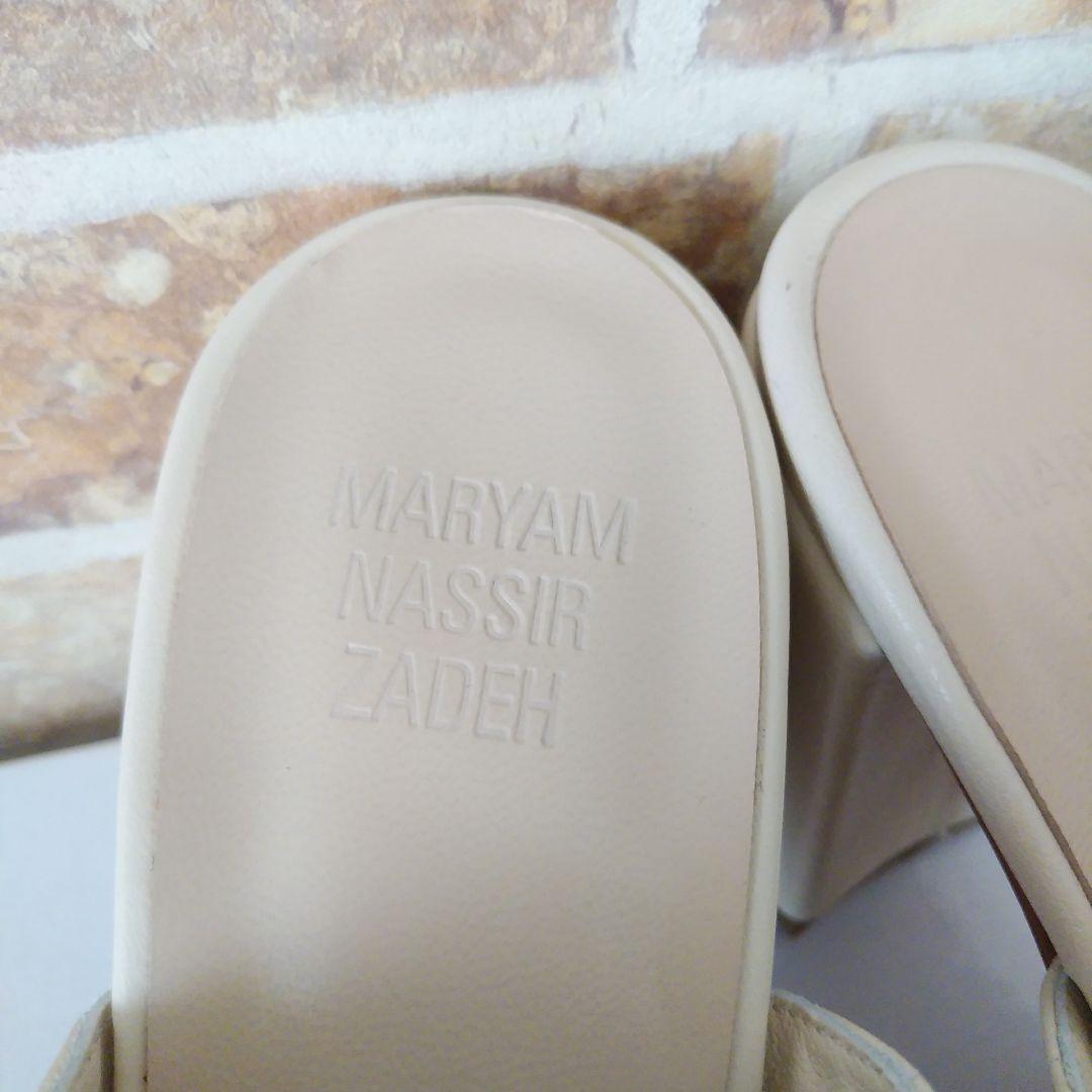 【MARYAM NASSIR ZADEH マリアムナッシアーザデー ミュール】