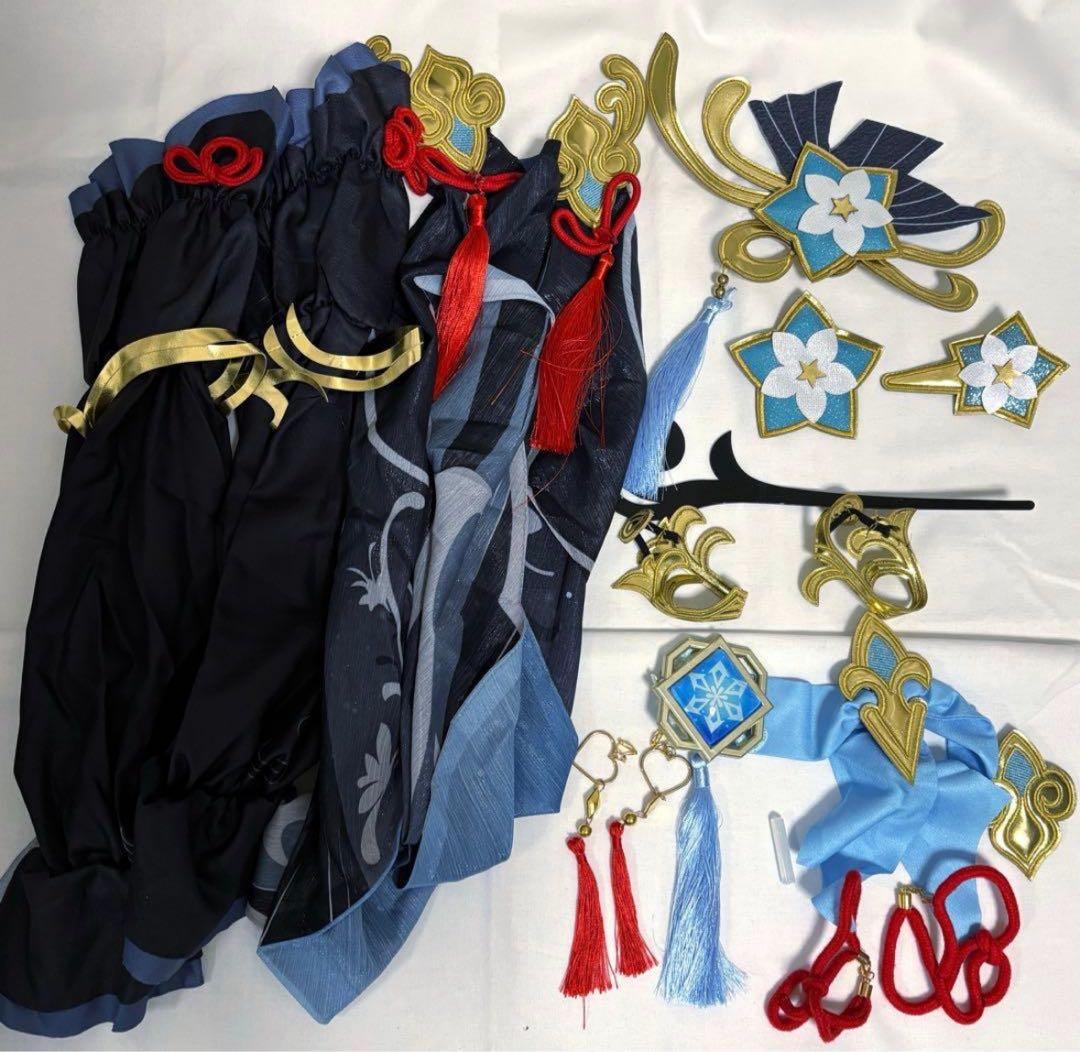 原神 申鶴 冷花幽露 衣装 コスプレ