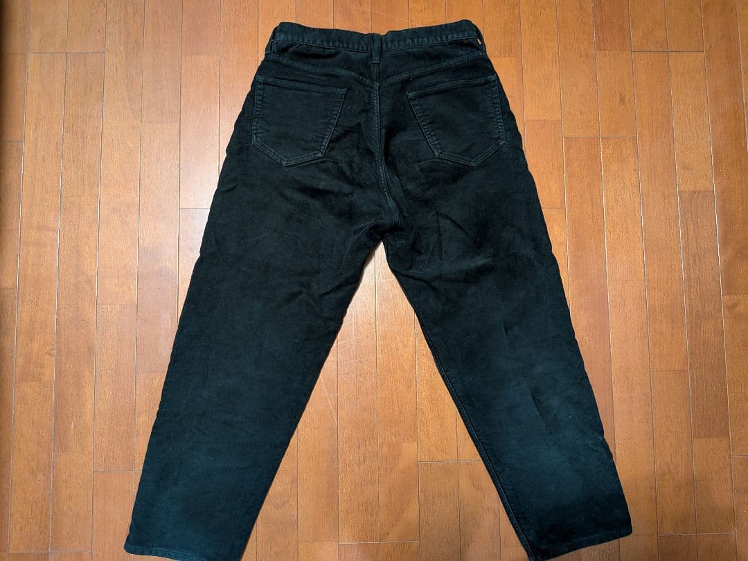 COMOLI ブラックモールスキンパンツ サイズ1