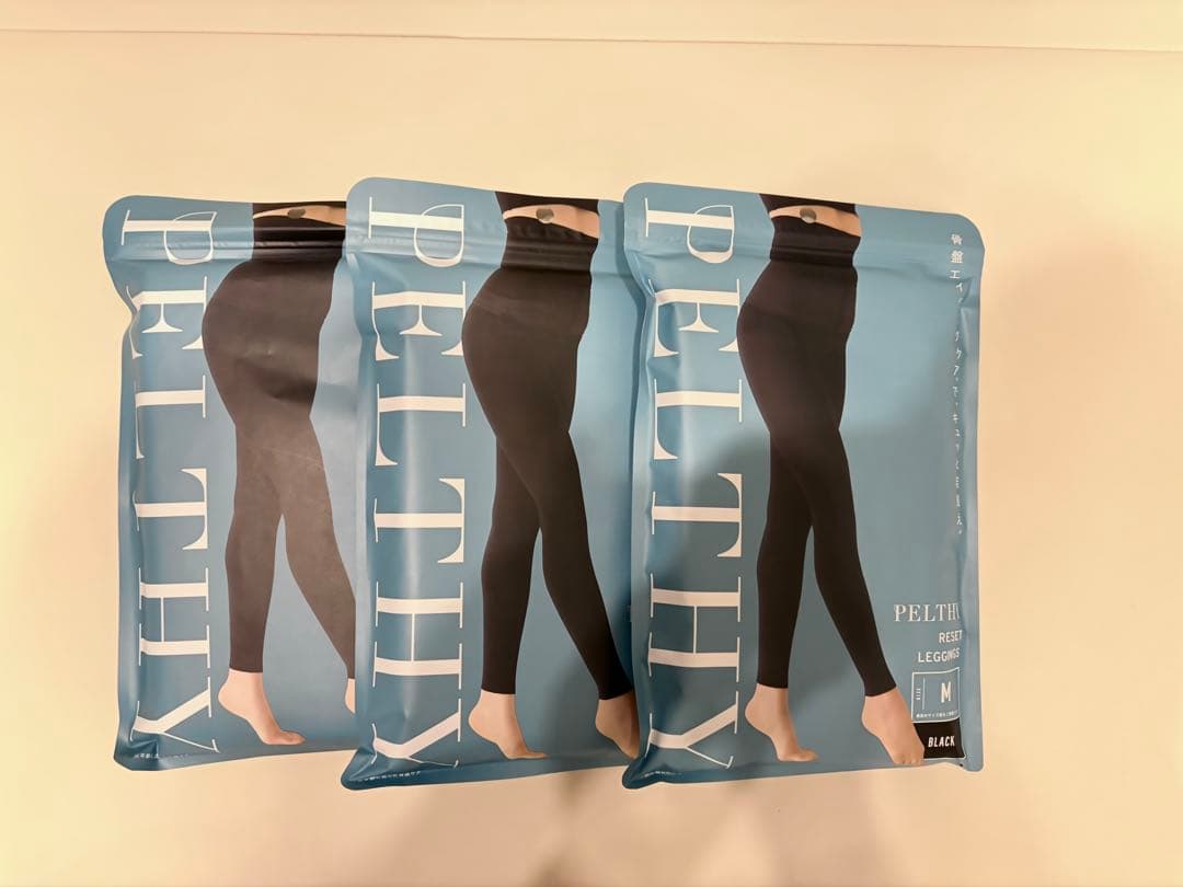 PELTHY 着圧レギンス M ブラック　骨盤矯正