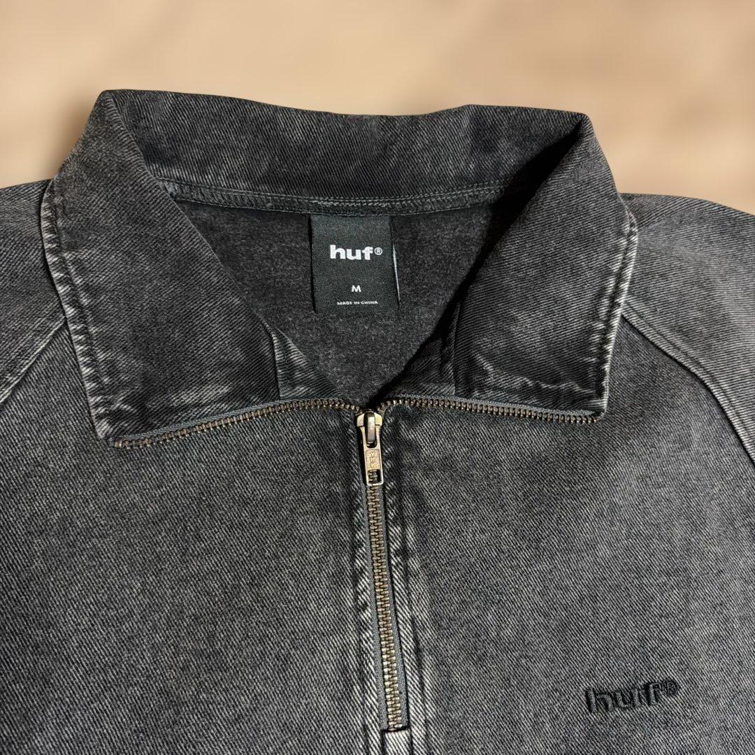 HUF【ハフ】eightynine HALF ZIP TOPハーフジップMサイズ