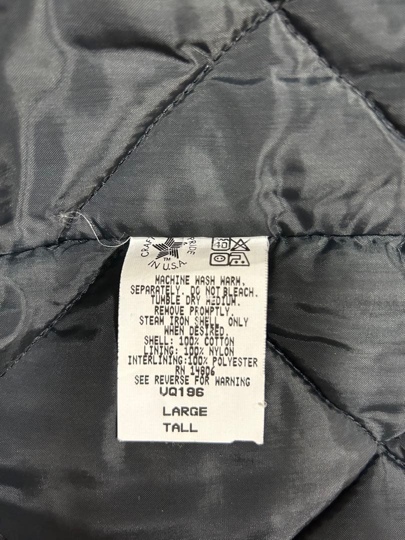 80s carhartt カーハート duck vest large tall