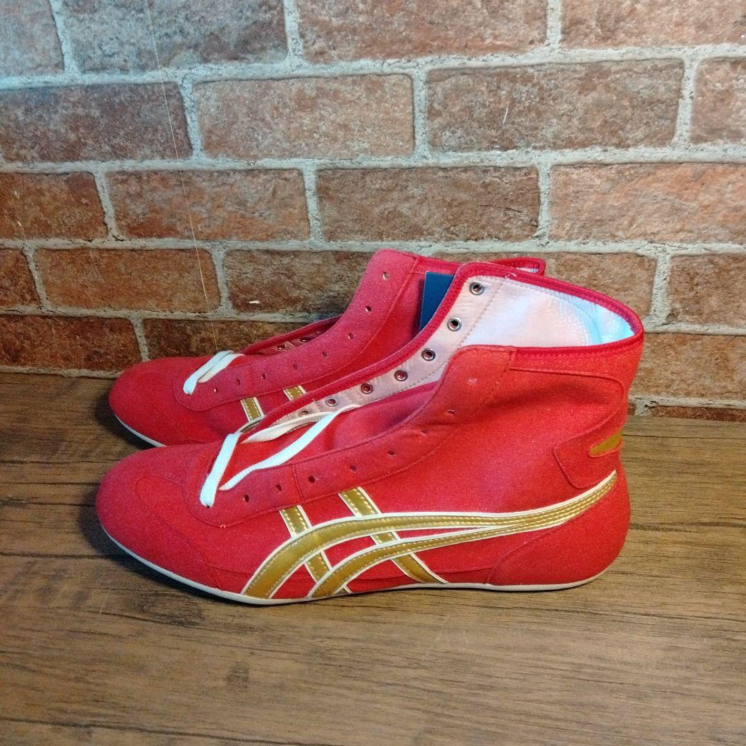 アシックス レスリングシューズ レッド EX-EO (TWR900) #548