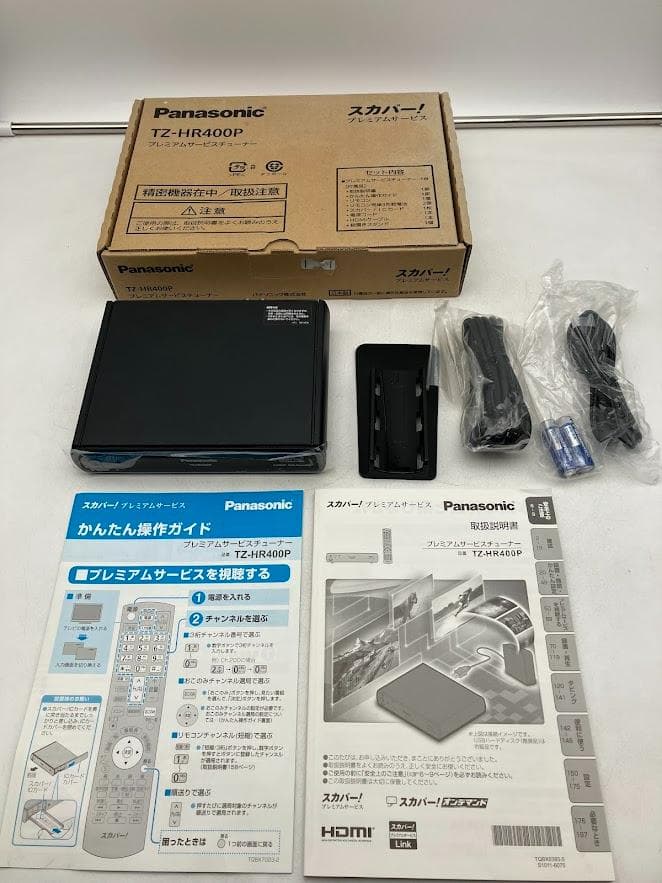panasonic　プレミアムサービスチューナー　TZ-HR400P　ブラック