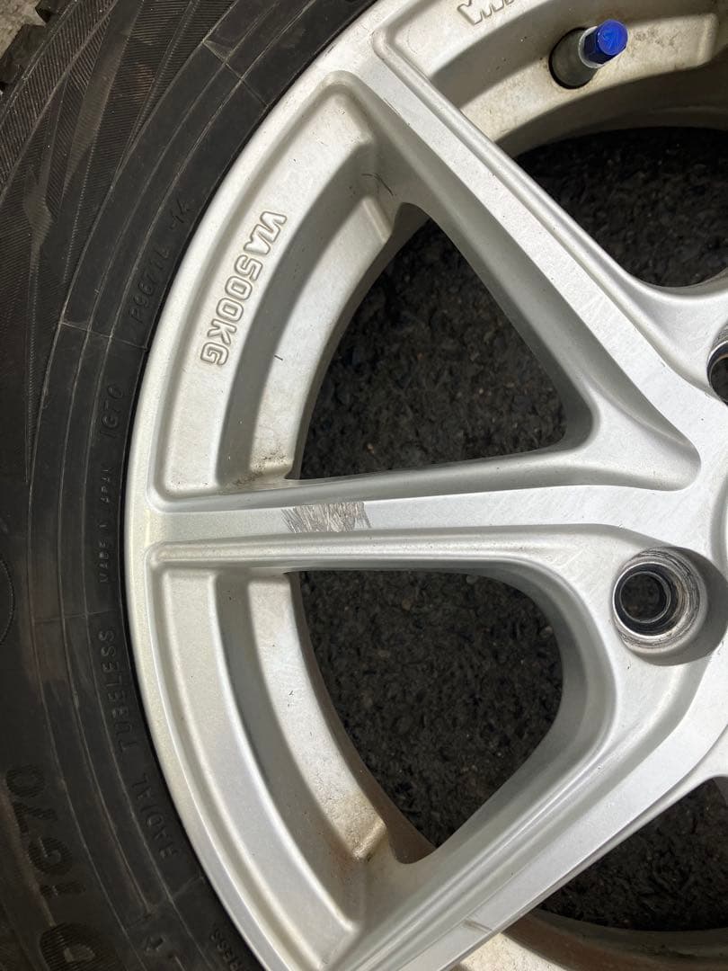 14インチ 冬タイヤアルミセット ヨコハマタイヤ155/65R14軽自動車送料込