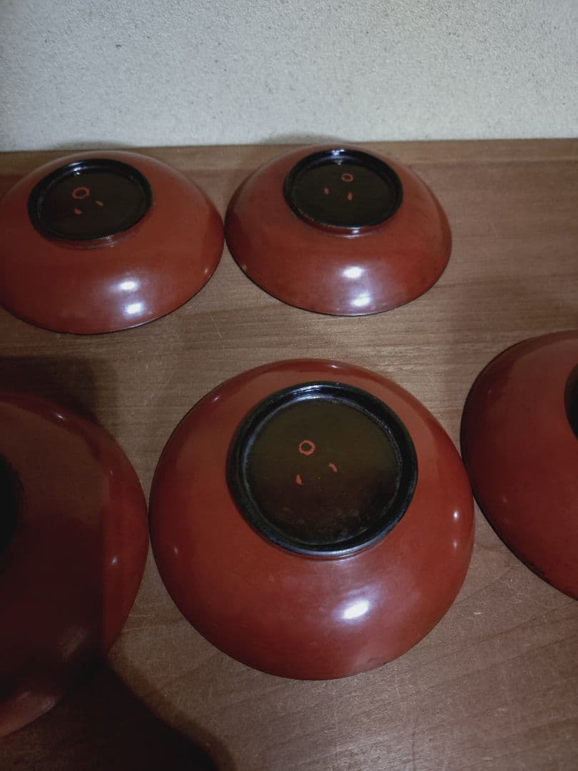 桃山〜江戸初期 根来椀 五客 合鹿椀 浄法寺 秀衡椀 漆器