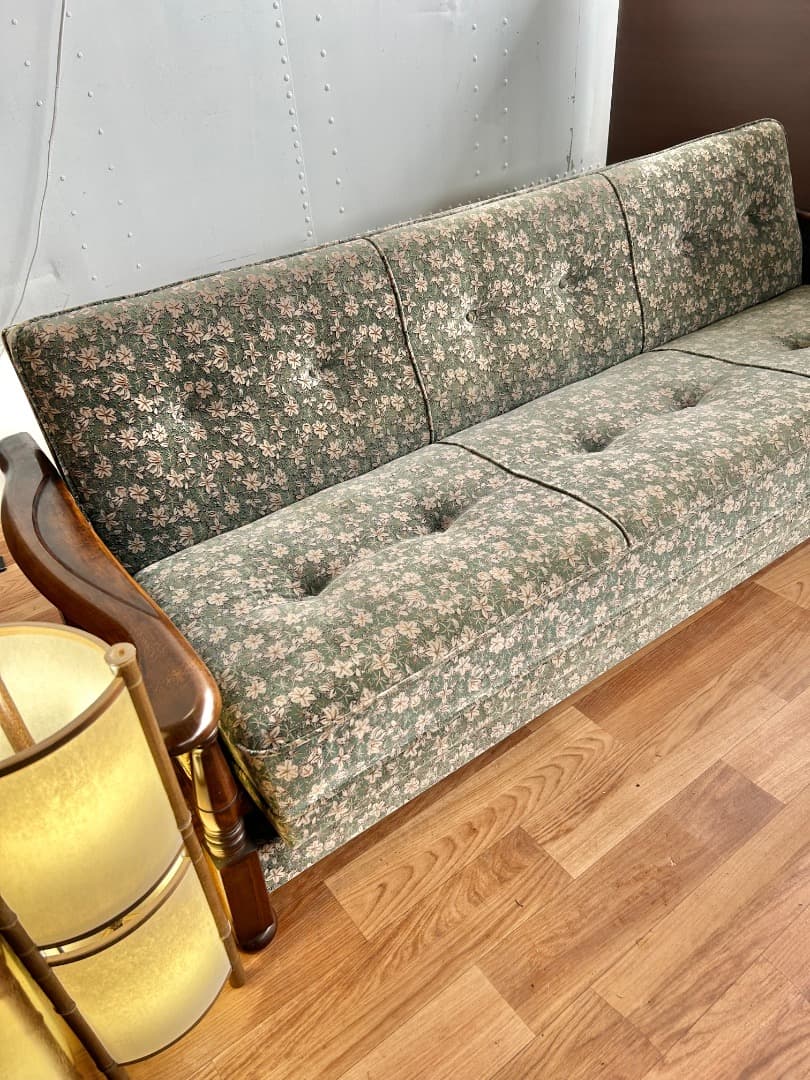 つかさソファ　ソファベッド　アンティーク　オシャレ　かわいい　2人　3人