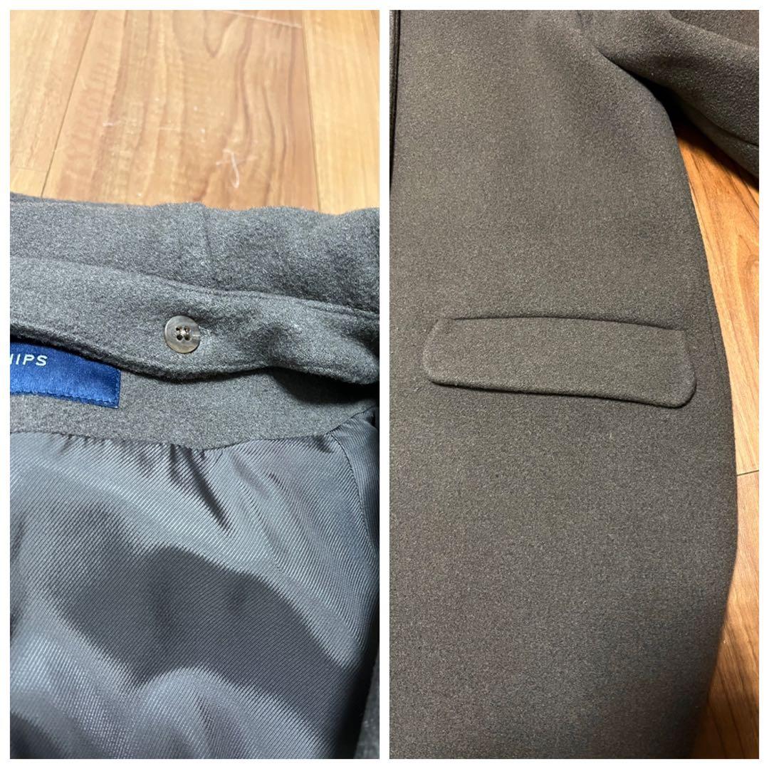 おれんじ様用 美品 SHIPS ハミルトン ウール 2WAY コート 36