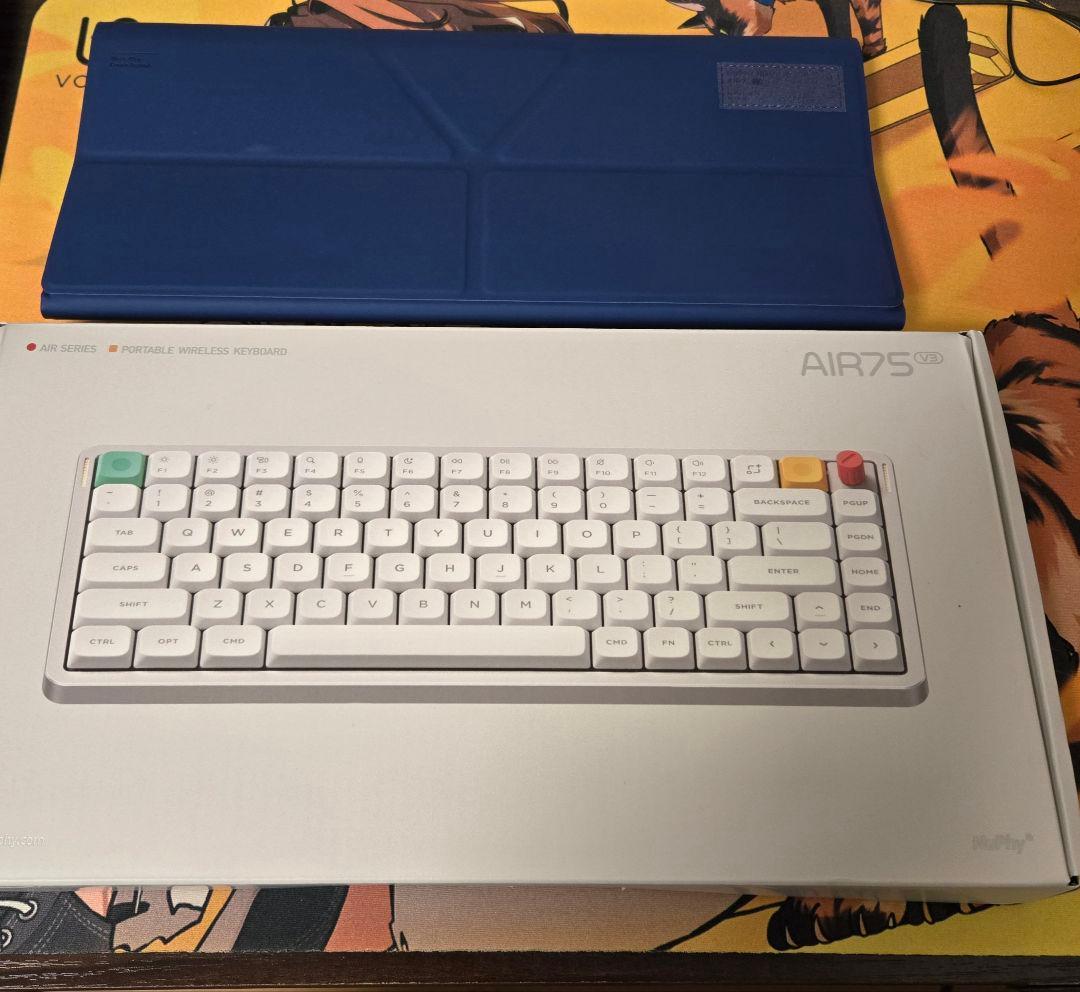 Nuphy Air75 V3 Red nano US配列 + 純正ケース セット