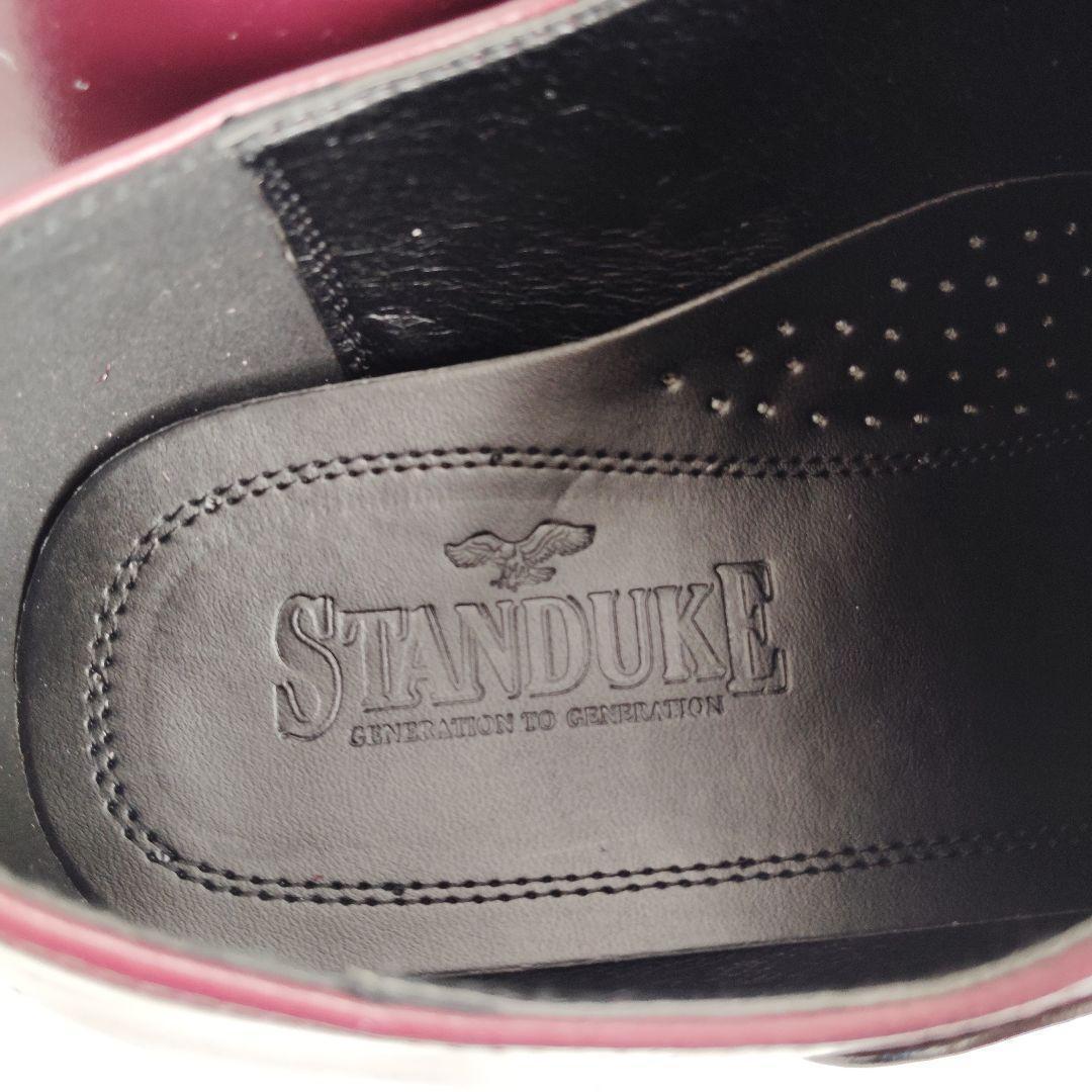新品✨️STANDUKE 革靴 レースアップ ビジネスシューズ ワイン 27.5