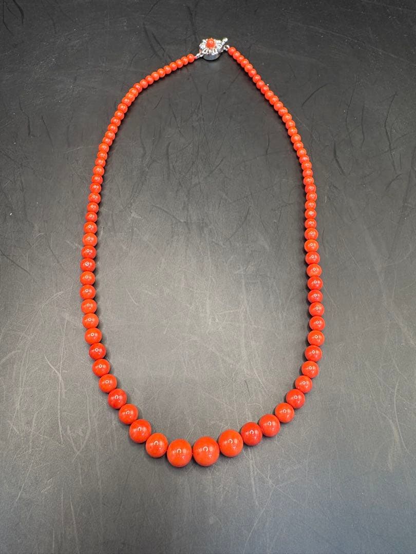 珊瑚ネックレス