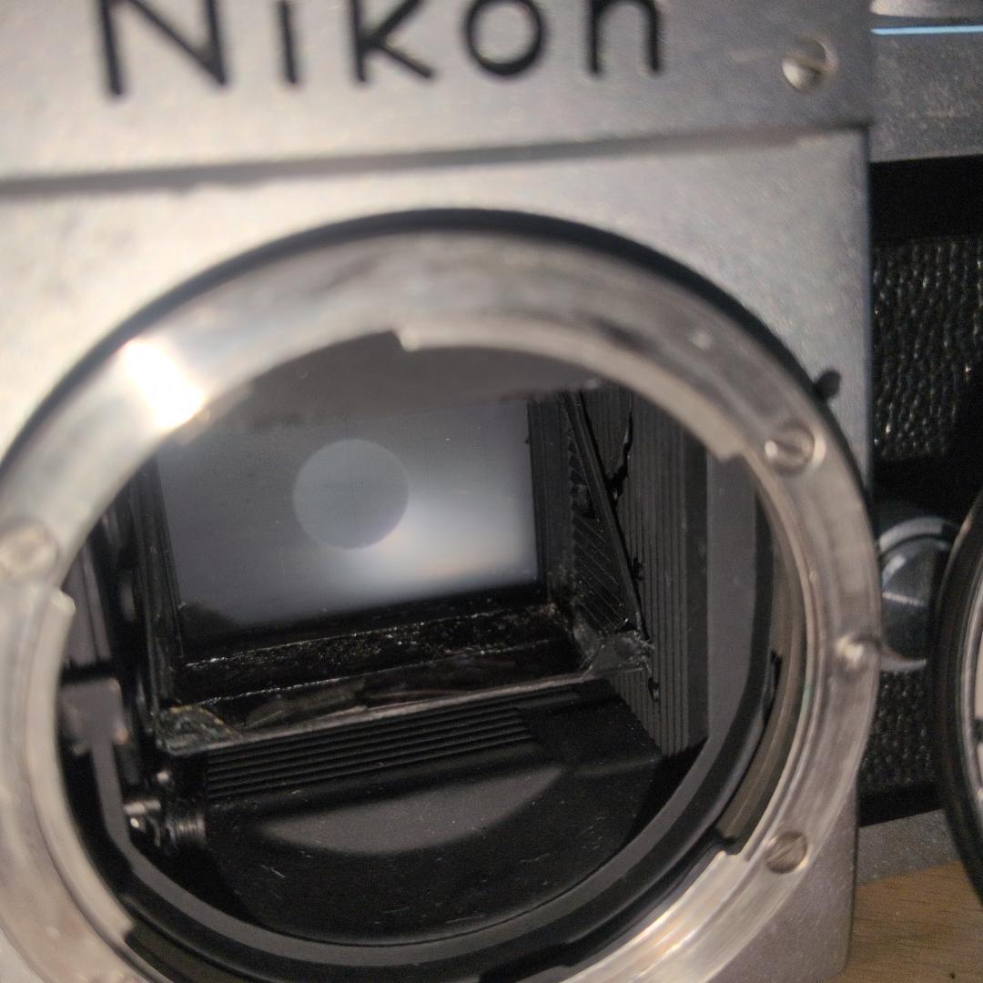 Nikon F、Micro-Nikkor Auto 55mm（レンズ・カバー付