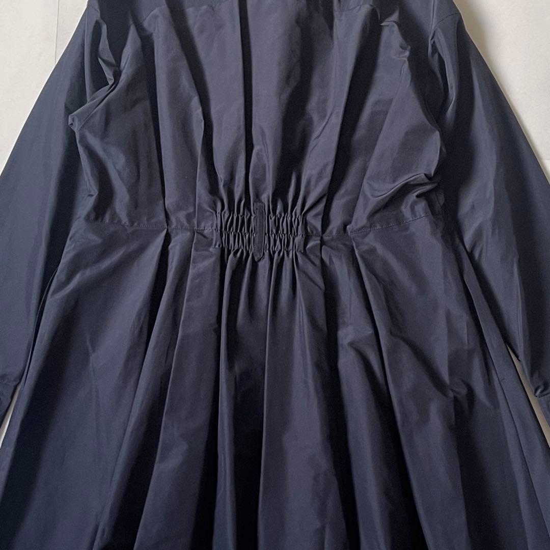 新品同様 AMACA トリアセタイプライター　シャツワンピース ロング丈 現行品