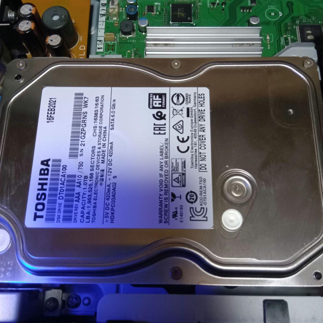 SHARP AQUOSブルーレイ BD-W550 HDD1TB増量交換第2