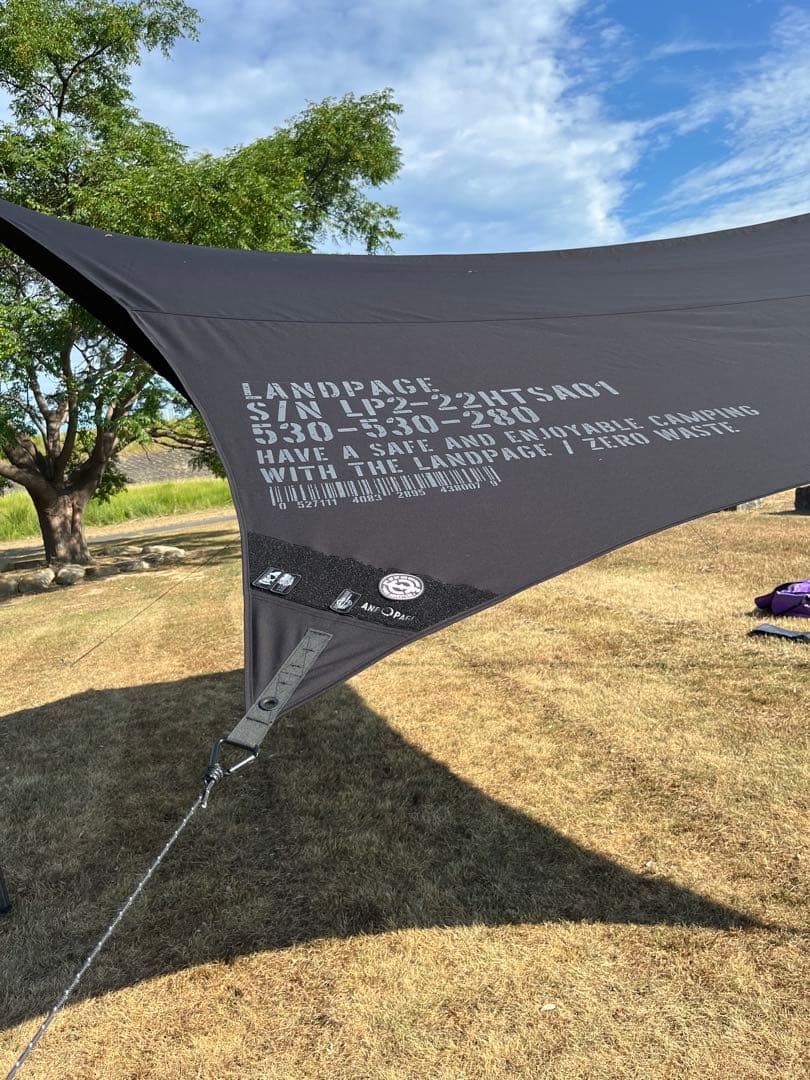 LAND PAGE（ランドページ）HEXA TARP ヘキサタープ ブラック
