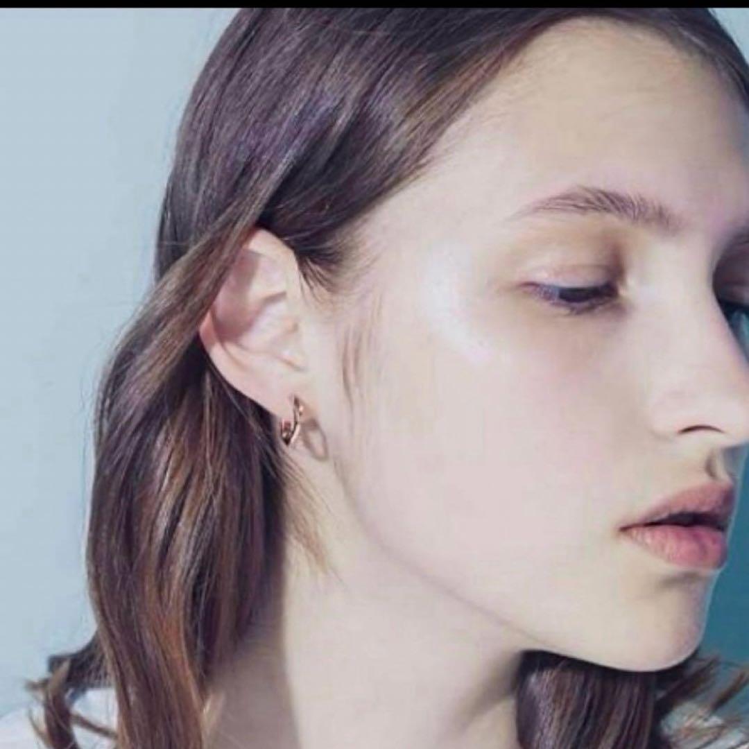 ✨ete✨ハグピアス ツイスト✨K18 925✨片耳✨<No.1531>✨