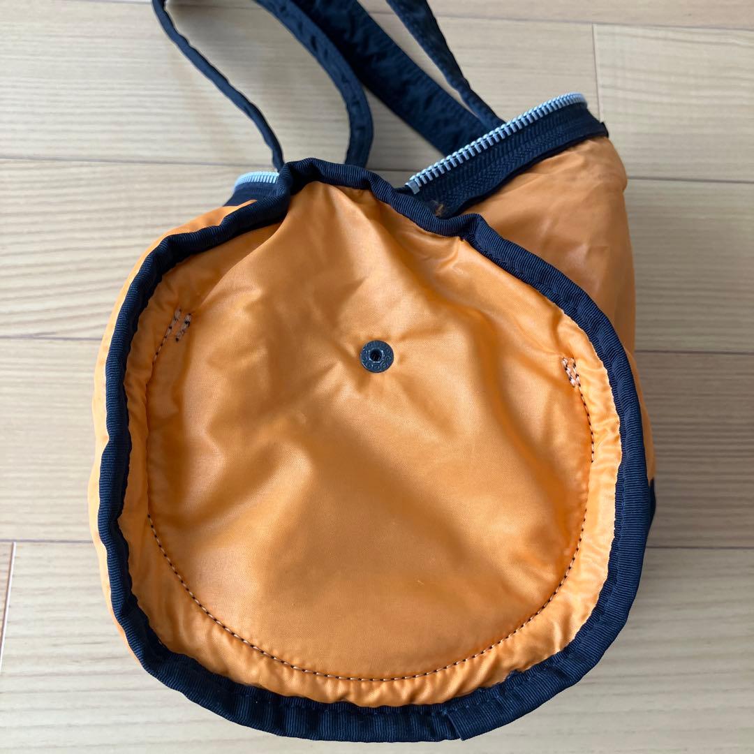 美品　PORTER ポーター ミニボストン ドラムバッグ ブラック　タンカー