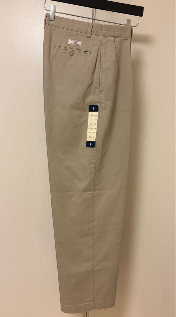 デッドストック 90s ラルフローレン ANDREW ポロチノ 31×30