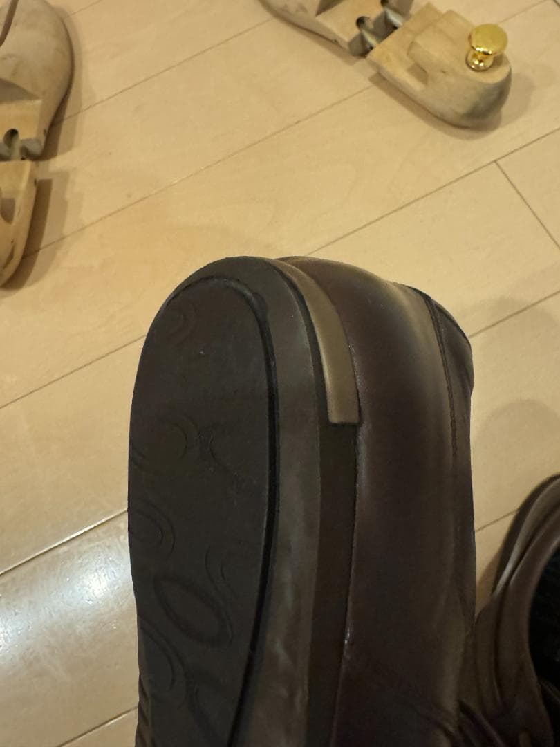 美品　大塚製靴　ジェントル　ビジネススニーカー HS-6009 チョコ ブラウン