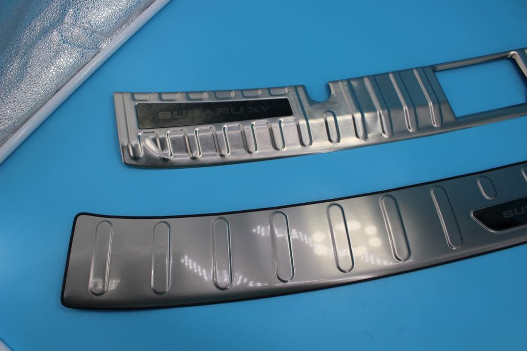 スバル XV GT系 リア内側＋外側バンパーステップガード【E92b】