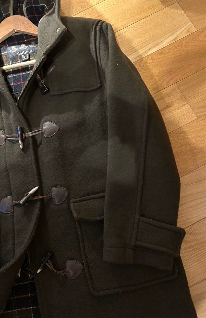 ⭐️希少⭐️❤️カシミヤ混❤️バブアー(Barbour)ダッフルコート SIZE:38
