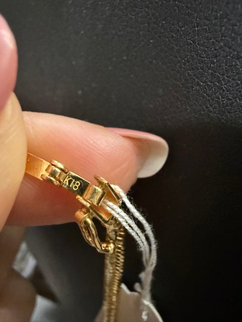 18金喜平12cutトリプルネックレス 45cm 11.3g