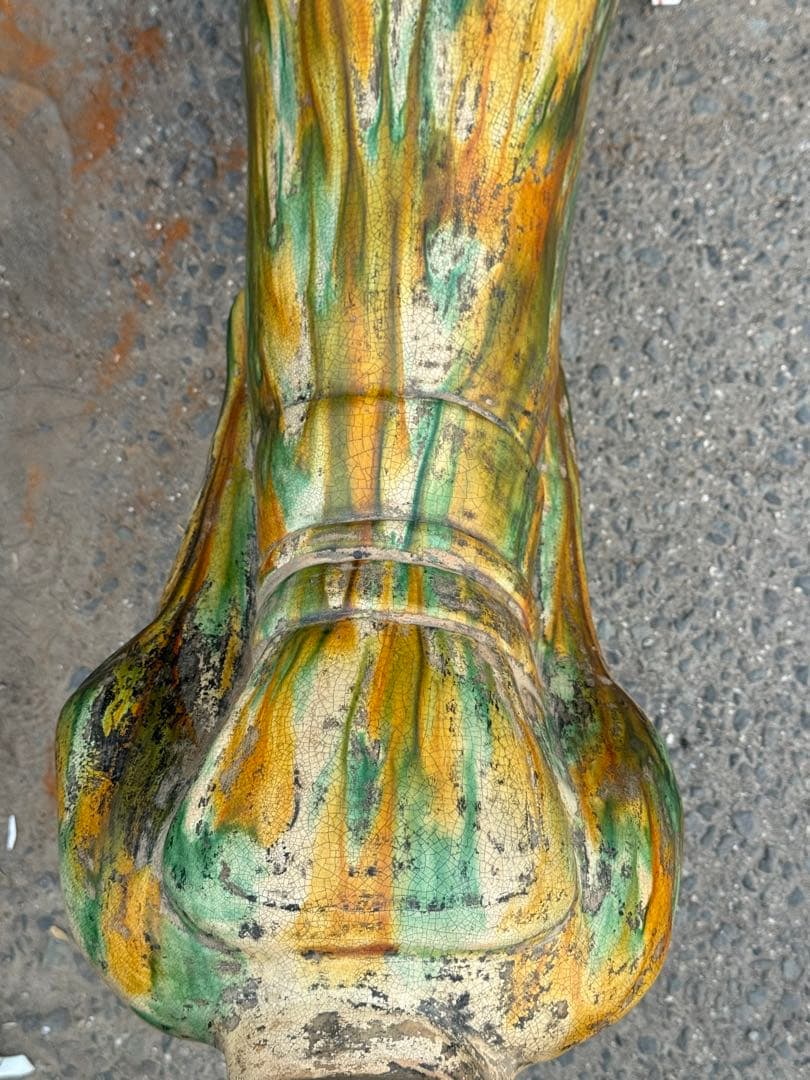 ‼️リサイクルFORTへフォロー‼️6/7唐物買取①‼️中国の唐三彩の神官像‼️