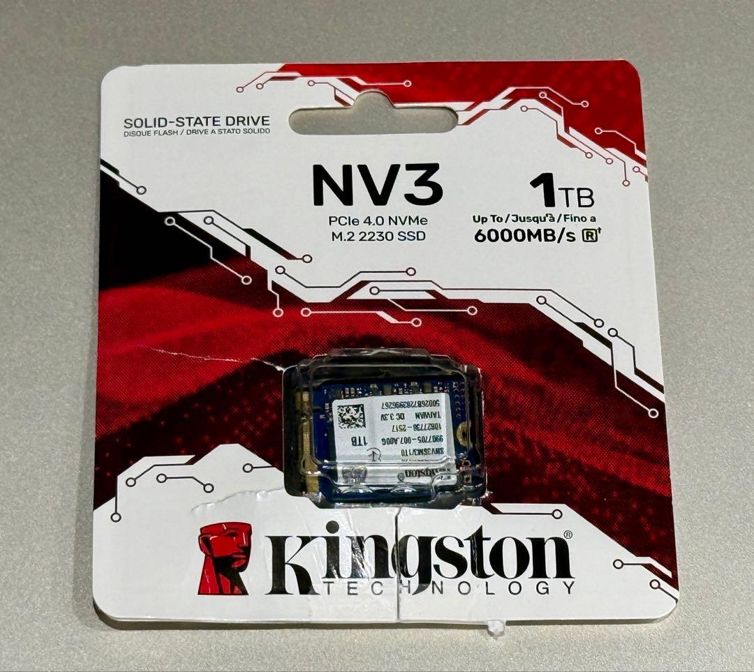 SSD m.2 2230 1TB キングストン SNV3SM3/1T0
