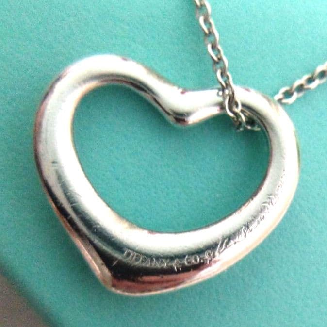 TIFFANY エルサペレッティ ネックレス オープンハート シルバー925