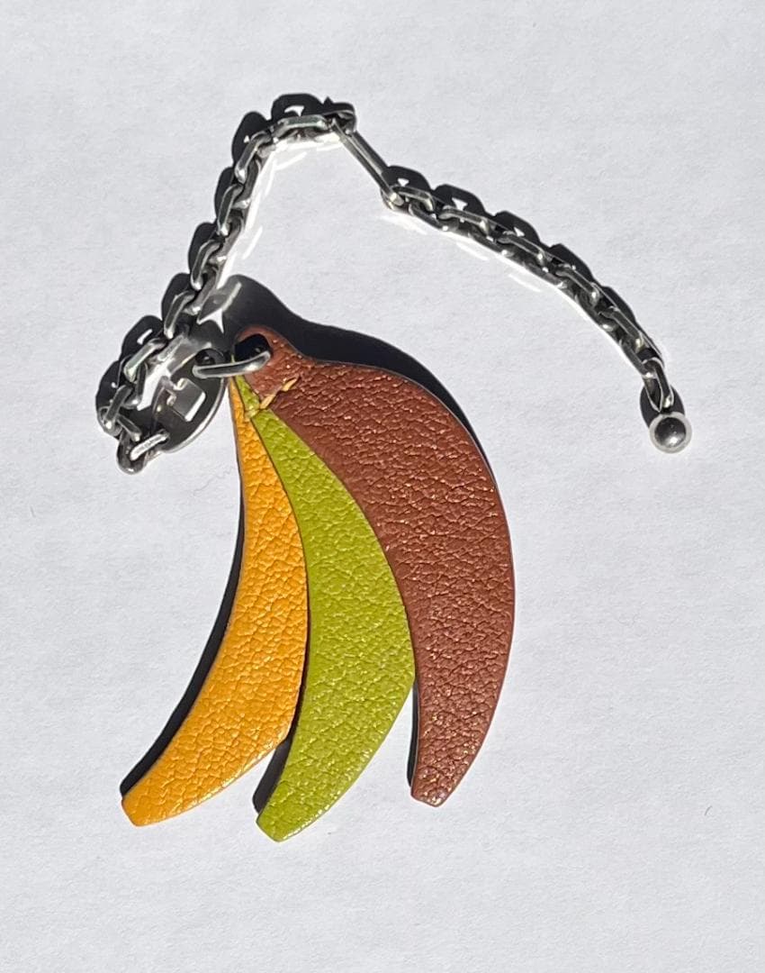 エルメス HERMES バックチャーム キーホルダー バナナ