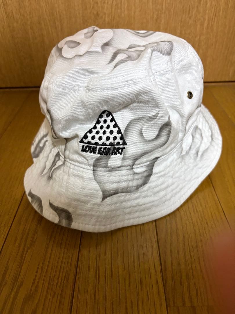 【Love ear art】50個限定 ファイヤーペイント バケットハット