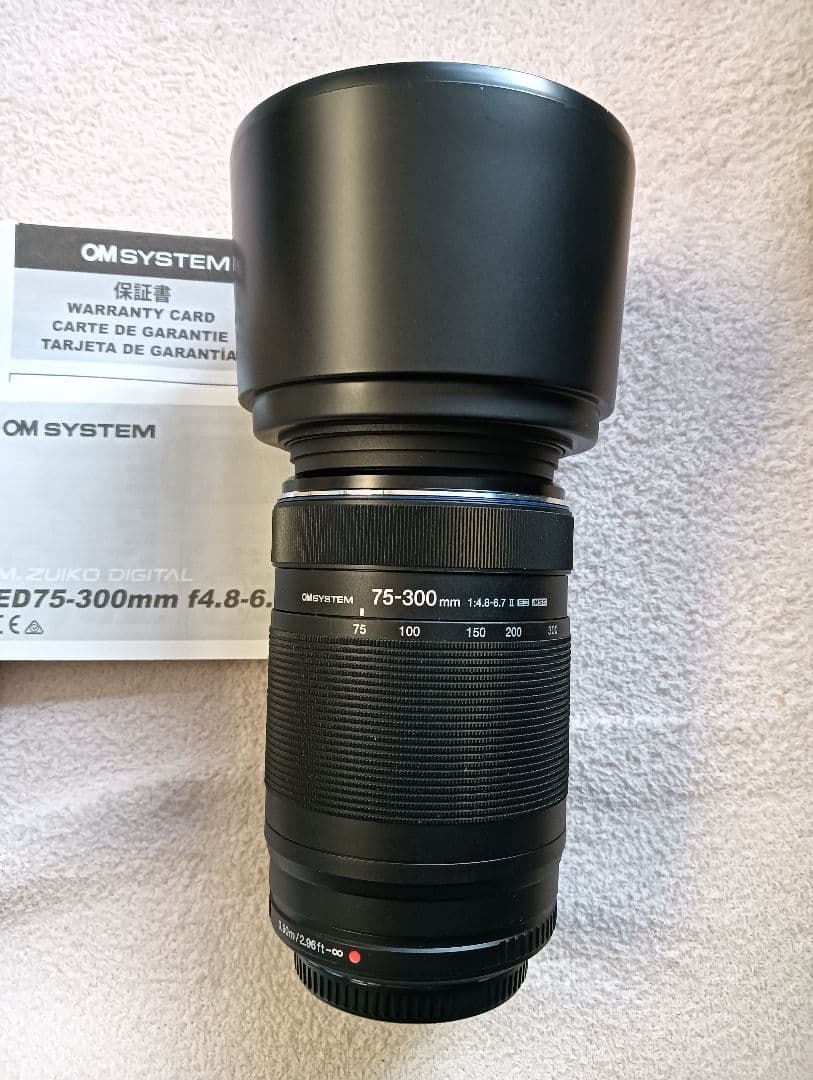 OM SYSTEM　M.ZUIKO　ED 75-300mm F4.8-6.7Ⅱ