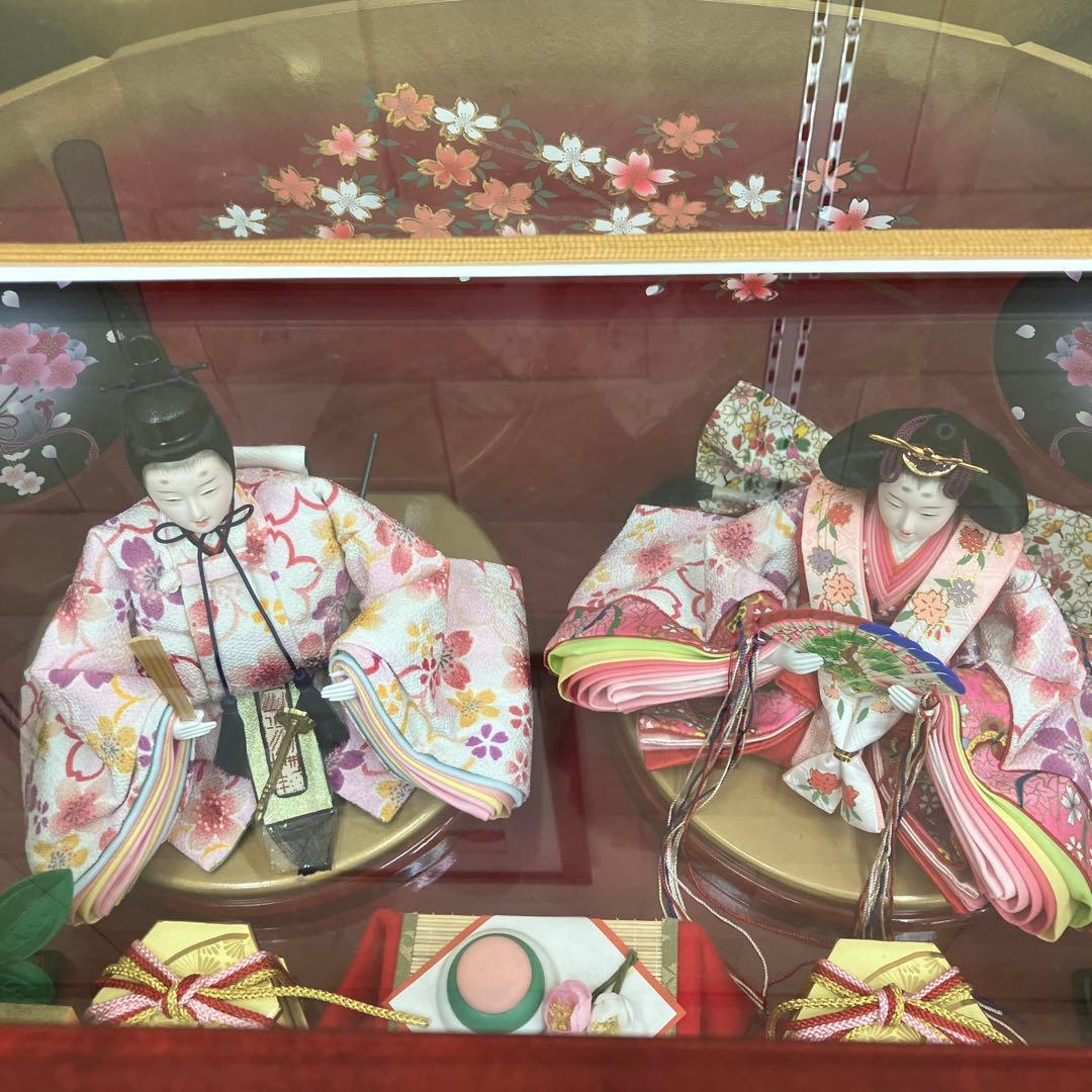 mara1126お値下げしました。久月ケース入り雛人形