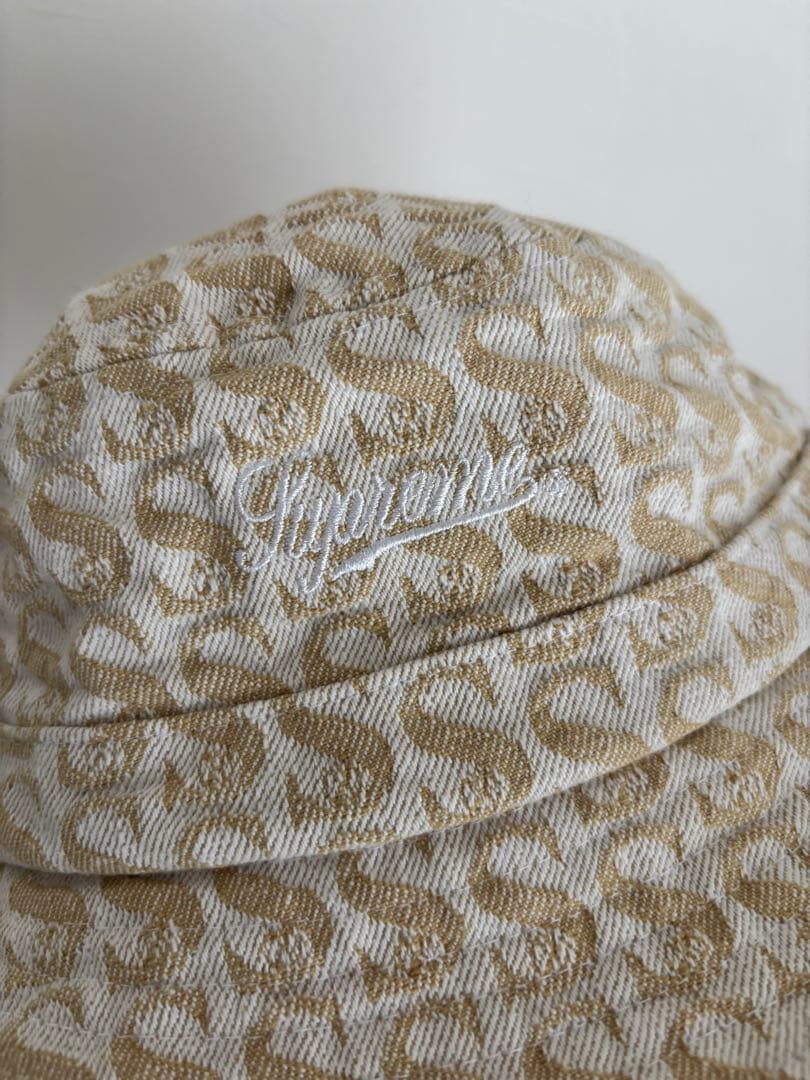 美品　supreme bucket hat モノグラム　バケットハット