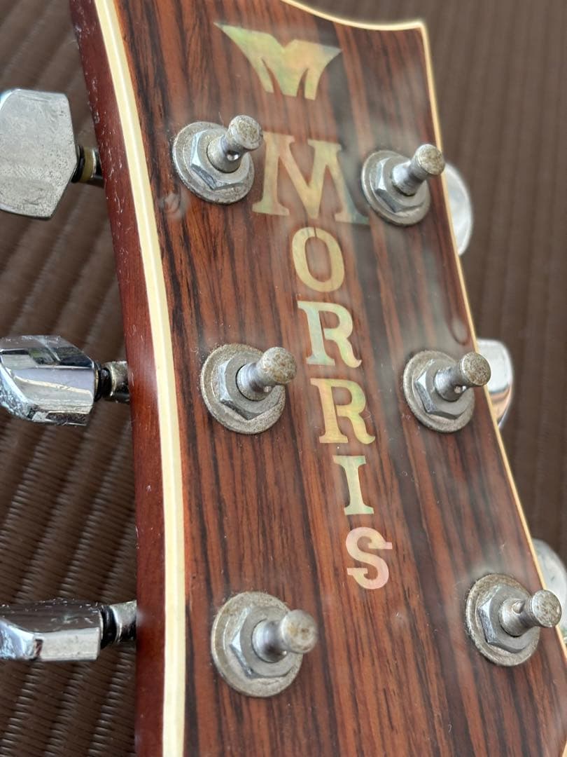 h*p様 希少　縦ロゴMorris MG-30 アコギ　90'sヴィンテージ