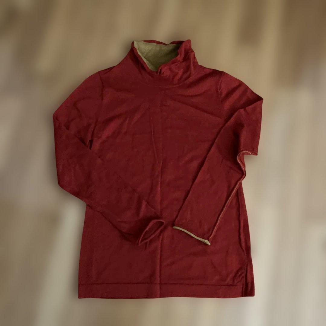 パラスパレス　woolタートル長袖トップス