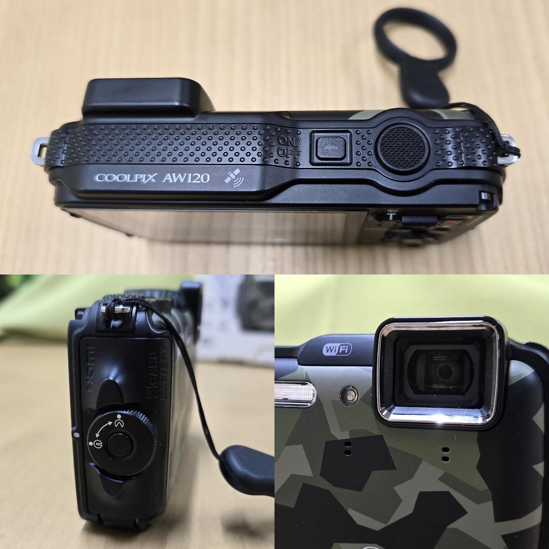 Nikon COOLPIX AW120 防水コンパクトデジカメ レア 迷彩柄