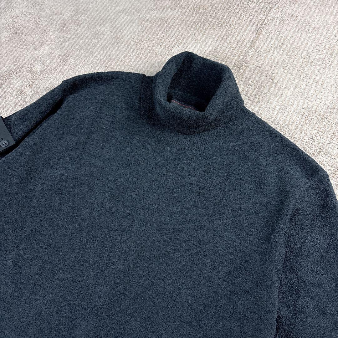 【美品】BRIEFING ブリーフィング ニット　タートル　ブラック　黒　M