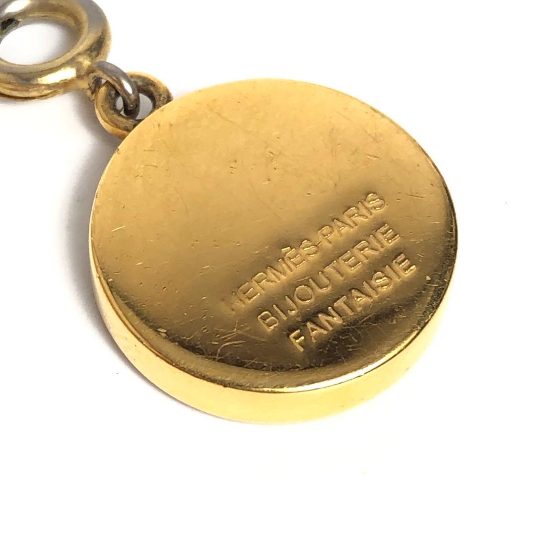 HERMES エルメス コロゾ ペンダントトップ ゴールドカラー