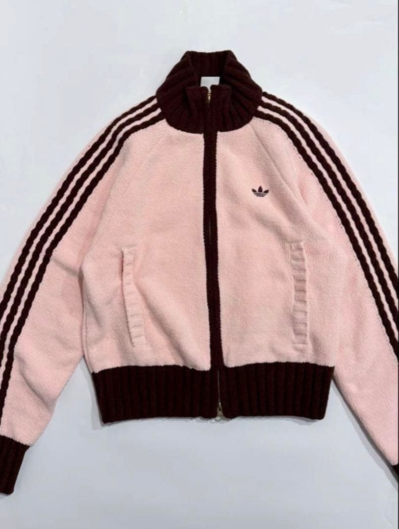 新品L Adidas W ニット トラックトップ ジャケット KV8867