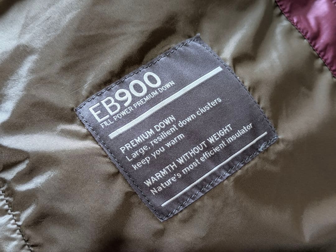 美品 Eddie Bauer エディバウアー 900フィルパワー 極暖軽量ダウン