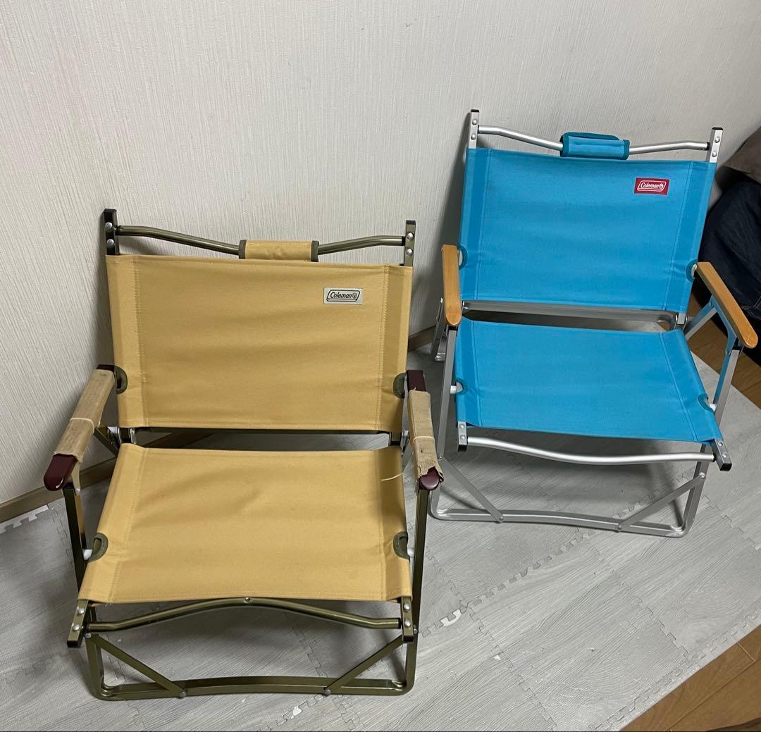 希少 Coleman ファイヤープレイス フォールディングチェア　折り畳み椅子