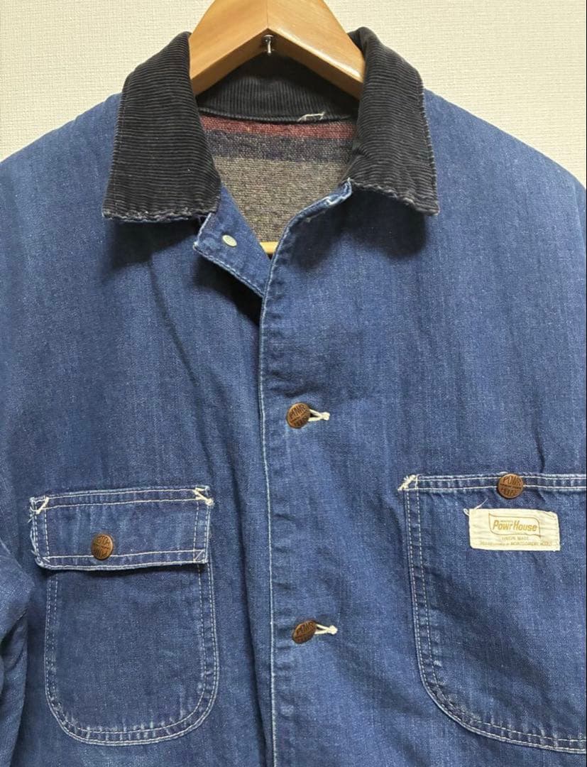 50s 60s ビンテージカバーオール 雰囲気抜群 パワーハウス ブランケット