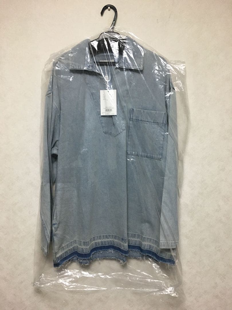 新品未使用　CLANE クラネDENIM OVER SKIPPER SHIRTS