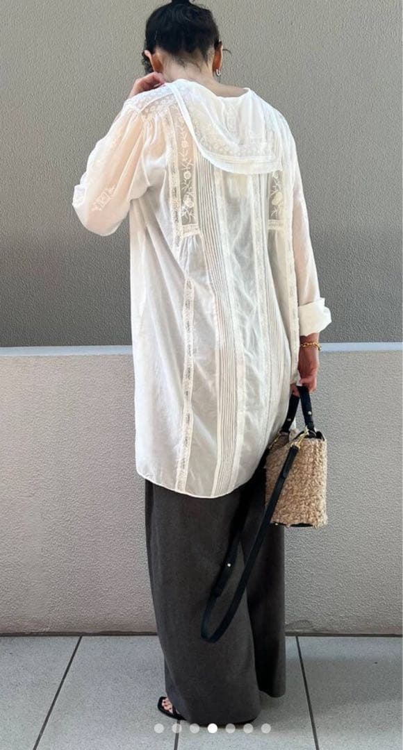 【まるさん専用】Curensology コットンレーヨンレースチュニック