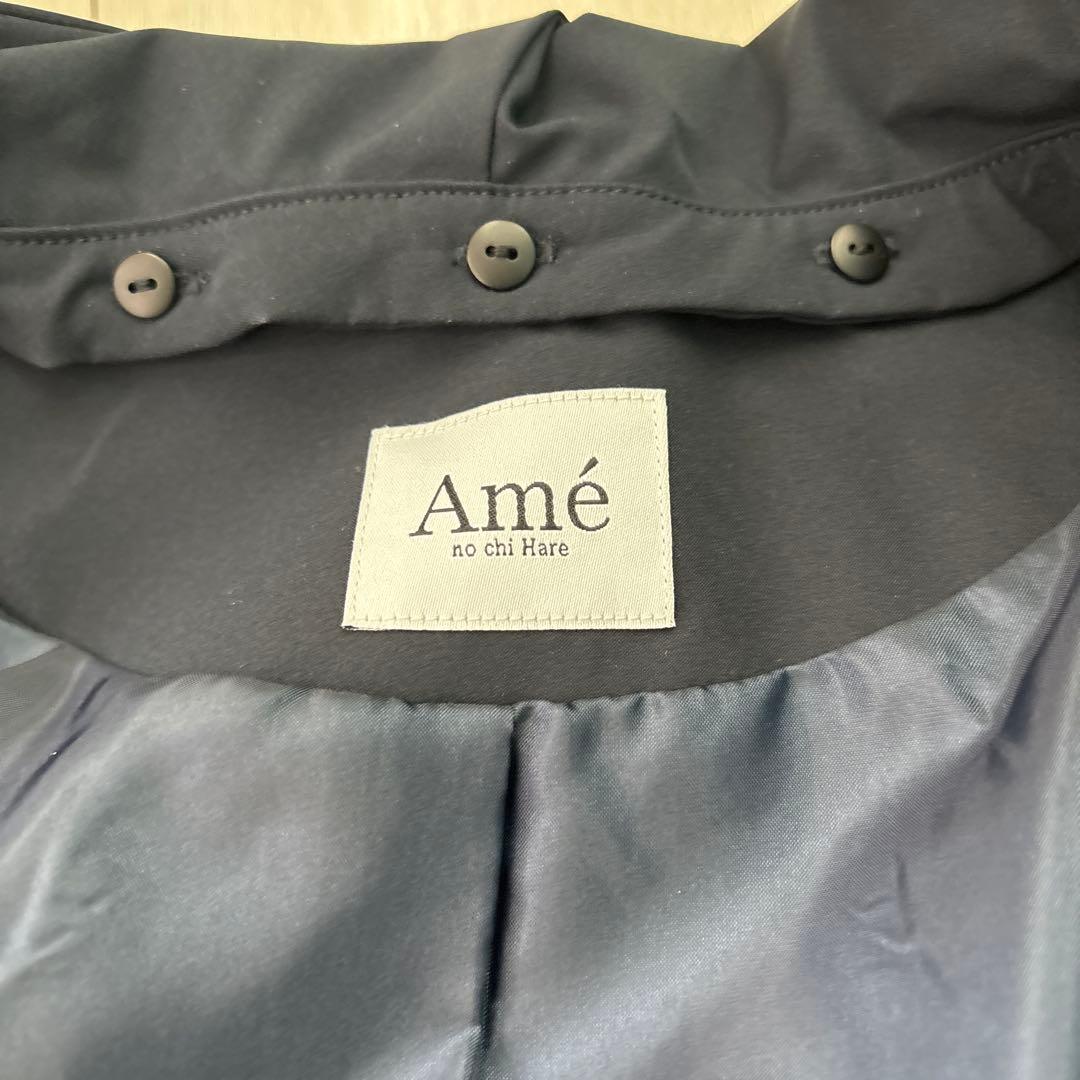 Ame no chi Hare / アメノチハレ フリルヨークコートブラック
