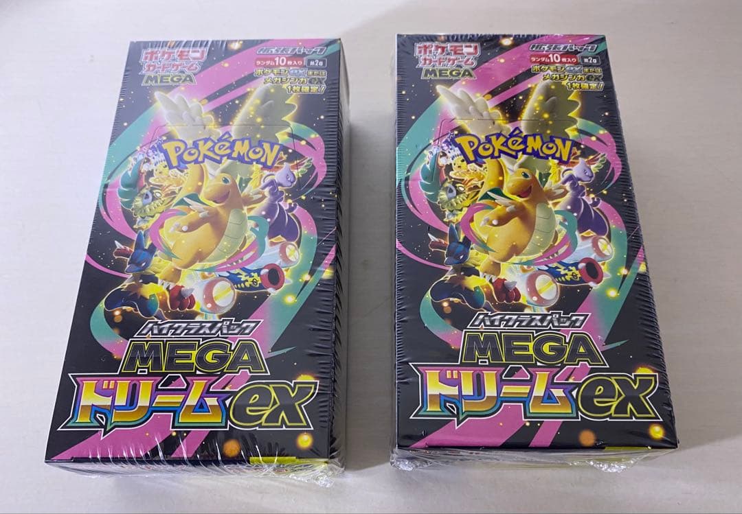 ポケモンカードゲーム MEGAドリームex シュリンク付き 2box
