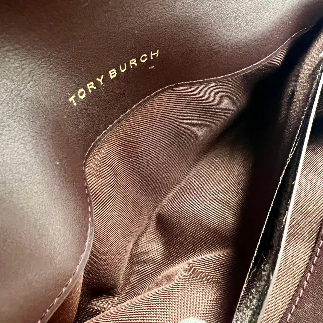専用　TORY BURCH ターンロック ブラウン 長財布 8194